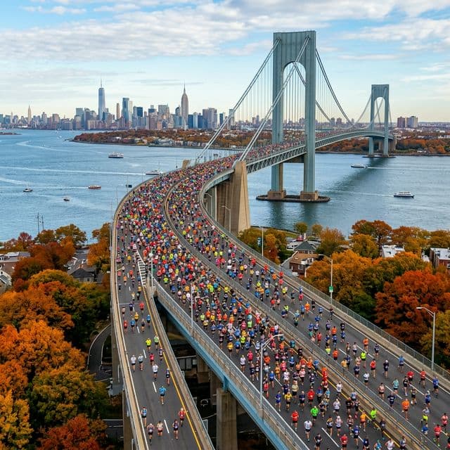 NYC Marathon. 26.2 miles through the world's greatest city.